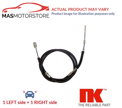 Handbrake cable pair - handbrake, nk