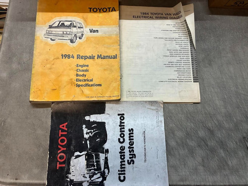 1984 toyota van service - 1984,